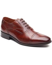 Base London - Portico Toe Cap Oxford Shoes - Lyst