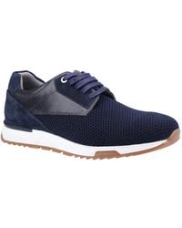 Hush Puppies Simon Lace Up Trainers - Blue