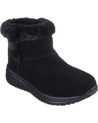 Skechers - On-The-Go Stellar Cozy Step Ankle Boots - Lyst