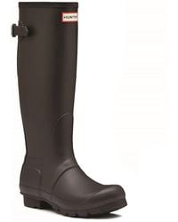 HUNTER - Original Tall Back Adjustable Wellingtons - Lyst