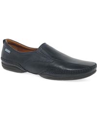 Pikolinos Ricardo Mens Slip On Casual Shoes Loafers / Casual Shoes - Blue