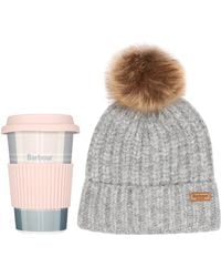 Barbour - Travel Mug & Beanie Hat 's Gift Set - Lyst