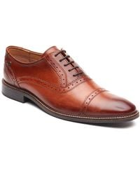 Base London - Ascot Toe Cap Oxford Shoes - Lyst