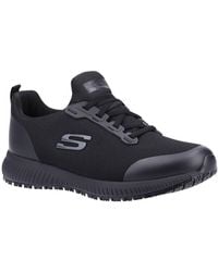 Skechers - Work Squad Sr Wide Fit Trainers - Lyst