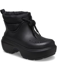 Crocs™ - Stomp Puff Ankle Boots - Lyst