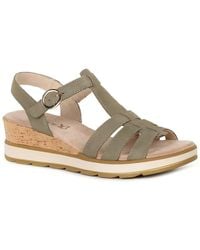 Caprice - Explore Wedge Heel Sandals - Lyst