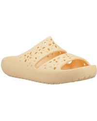 Crocs™ - Classic Floral Cut Out Sandals - Lyst