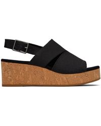TOMS - Claudine Wedge Sandals - Lyst