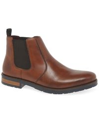 Rieker Riply Chelsea Boots - Brown