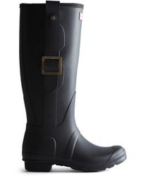 HUNTER - Original Tall Exaggerated Buckle Wellingtons - Lyst
