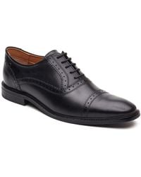 Base London - Ascot Toe Cap Oxford Shoes - Lyst