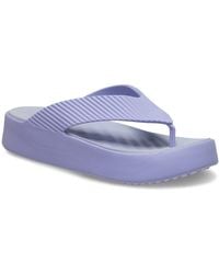 Crocs™ - Getaway Platform Flip Toe Post Sandals - Lyst