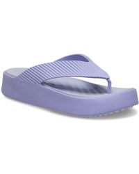 Crocs™ - Getaway Platform Flip Toe Post Sandals - Lyst