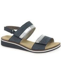 Rieker - Saints Wedge Heel Sandals - Lyst