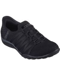 Skechers - Breathe-Easy Roll-With-Me Wide Trainers - Lyst