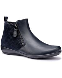 Hotter - Winchester Biker Boots - Lyst