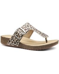 Hotter - Resort Toe Post Sandals - Lyst