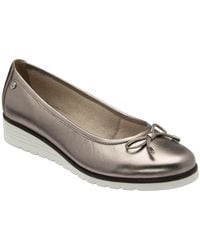 Lotus - Fernanda Low Wedge Ballerina Pumps - Lyst