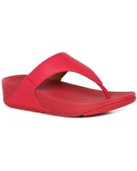 Fitflop - Lulu Leather Toe Post Sandals - Lyst