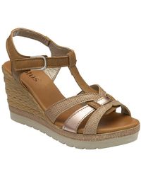 Lotus - Cavallo Wedge Sandals - Lyst