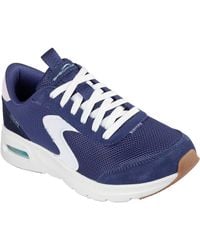 Skechers - Skech-Air Court Air Wave Trainers /Multi Leather - Lyst