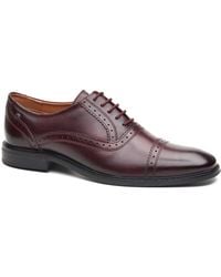 Base London - Ascot Toe Cap Oxford Shoes - Lyst