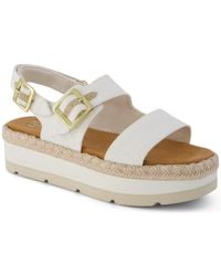 TOMS - Giana Flatform Sandals - Lyst