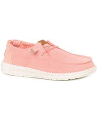 HEYDUDE - Wendy Chambray Grid Shoes - Lyst