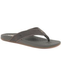 Skechers Pelem Emiro Mens Toe Post Sandals - Brown