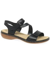 Rieker - Sphere Riptape Sandals - Lyst