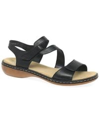 Rieker - Sphere Riptape Sandals - Lyst