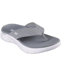 Skechers - Go Walk Flex Splendour Toe Post Sandals - Lyst