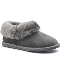Hotter - Hug Slipper Boots - Lyst