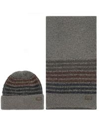 Barbour - Branton Beanie &Amp; Scarf Set - Lyst
