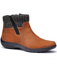 Hotter - Malham Wide Fit Ankle Boots - Lyst