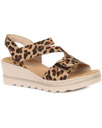 Rieker - Haiti Wedge Heel Sandals - Lyst