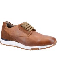 Hush Puppies Simon Lace Up Trainers - Brown