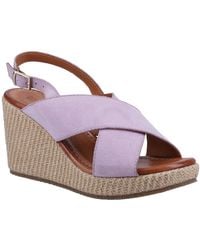 Hush Puppies - Perrie Wedge Sandals - Lyst