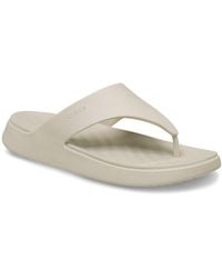 Crocs™ - Getaway Triangle Flip Sandals - Lyst