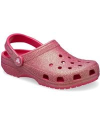 Crocs™ - Classic Glitter Sandals - Lyst