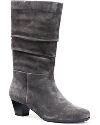 Hotter - Sloane Wide Fit Calf Length Boots - Lyst