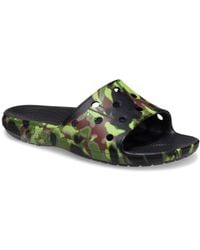 Crocs™ - Spray Camo Slide Sandals - Lyst
