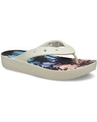Crocs™ - Classic Summer Nostalgia Platform Flip Flops - Lyst