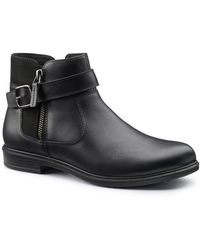 Hotter - Kingston Wide Fit Ankle Boots - Lyst