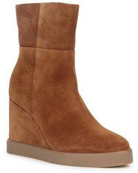 Geox - D Eildea Wedge B Ankle Boots - Lyst