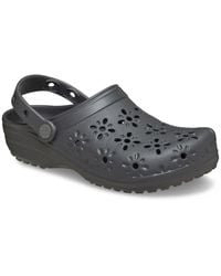 Crocs™ - Classic Floral Cut Out Clogs - Lyst
