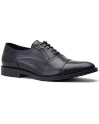 Base London - Wilson Waxy Oxford Shoes - Lyst