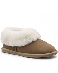 Hotter - Hug Slipper Boots - Lyst