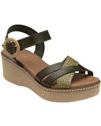 Lotus - Amalia Wedge Sandals - Lyst
