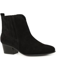 Gabor - Kristin Western Ankle Boots - Lyst